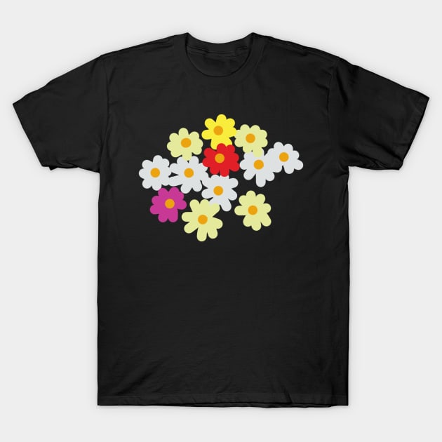 Floral Art Daisy Flowers for Mothers Day T-Shirt by ellenhenryart